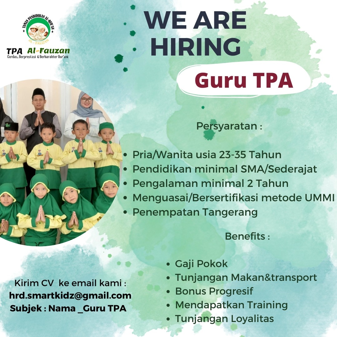 Lowongan Guru TPA
