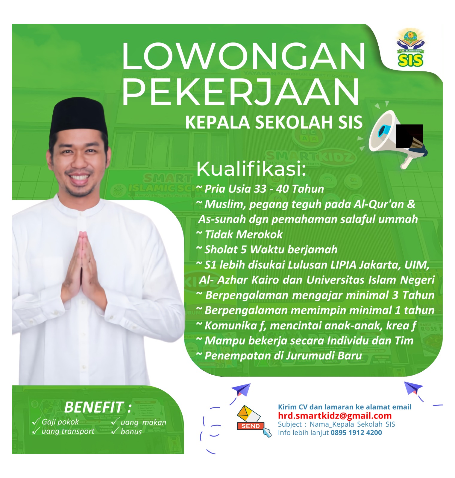 Lowongan Kepala Sekolah SIS